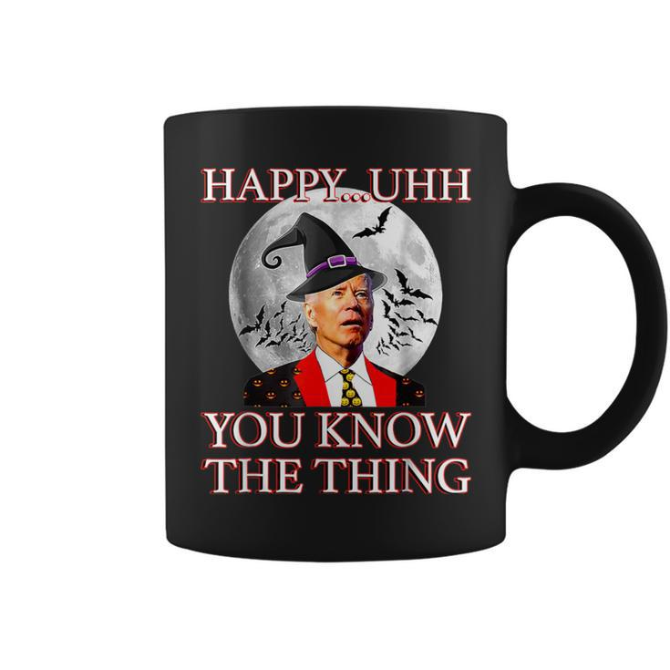 Happy Uh You Know The Thing Joe Biden Halloween Coffee Mug