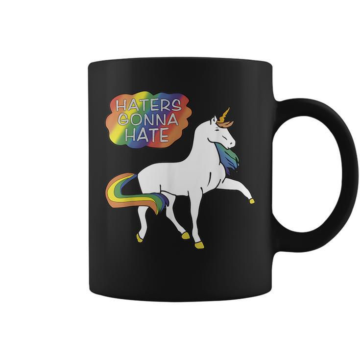 Haters Gonna Hate  Unicorn Meme  Coffee Mug
