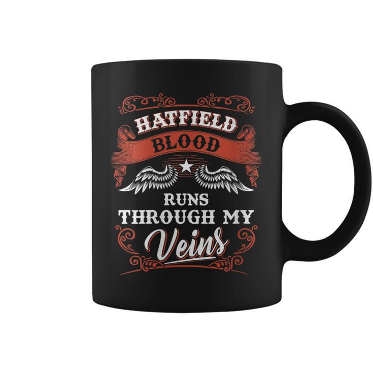 Hatfield Blood Runs Through My Veins Family Christmas Coffee Mug
