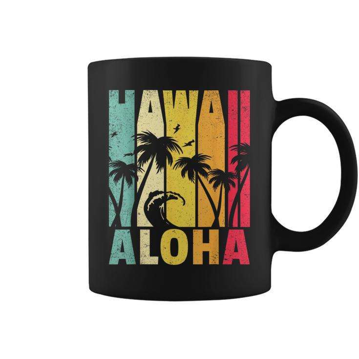 Hawaii Aloha State Vintage Retro Hawaiian Islands Gift  Coffee Mug
