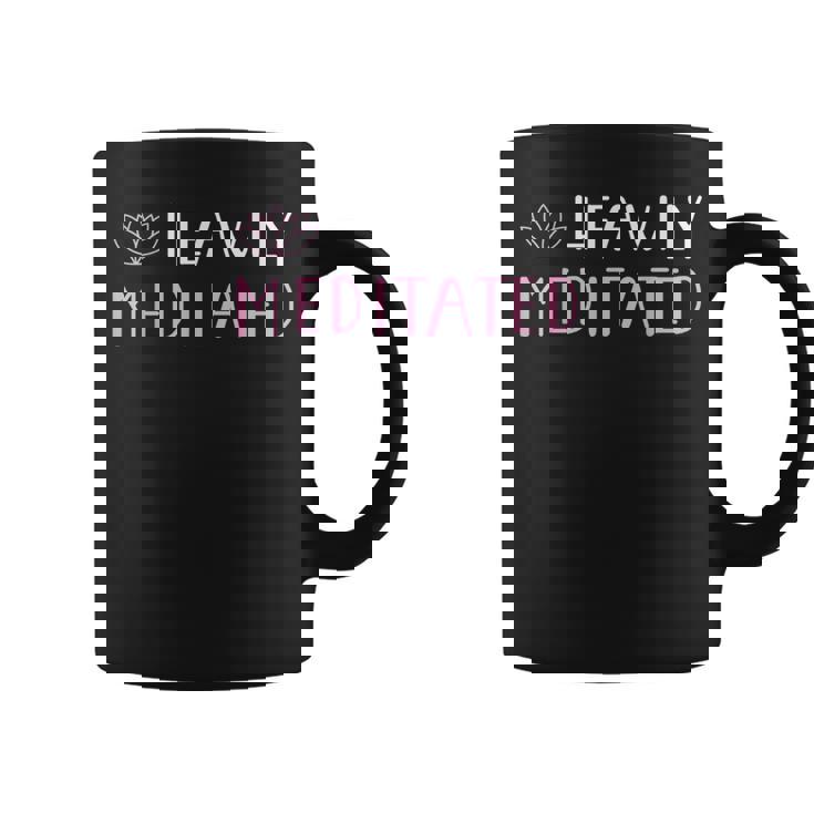 Heavily Meditated Yoga Lovers Coffee Mug
