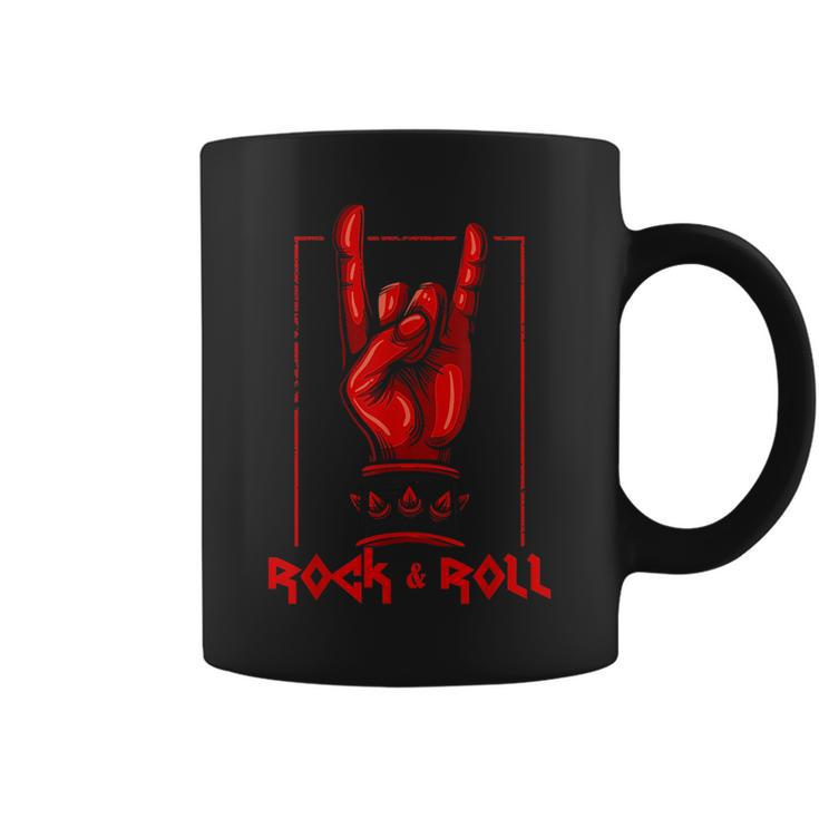 Heavy Metal Guitar Death Metal Rock N Roll Music  Coffee Mug