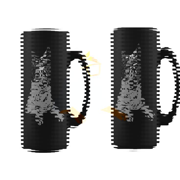 Heeler Australian Cattle Dog Lgbtq Gay Bear Flag Gay Pride Coffee Mug