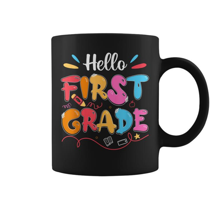 Hello 1St Grade Back To School First Grade Teachers Students Coffee Mug