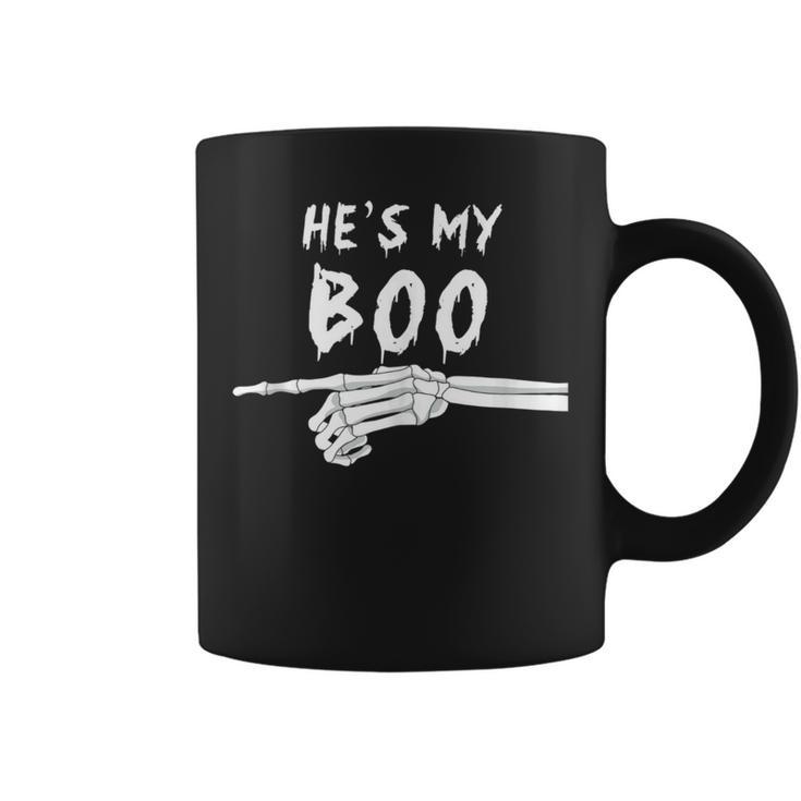 Hes My Boo Funny Matching Halloween Costumes For Couples Halloween Funny Gifts Coffee Mug