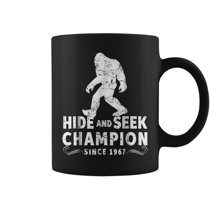 Hide & Seek Champion 1967  Funny Bigfoot Sasquatch Gift Sasquatch Funny Gifts Coffee Mug