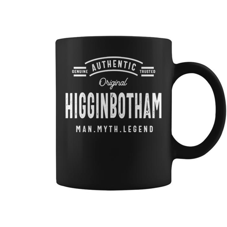 Higginbotham Name Gift Authentic Higginbotham Coffee Mug