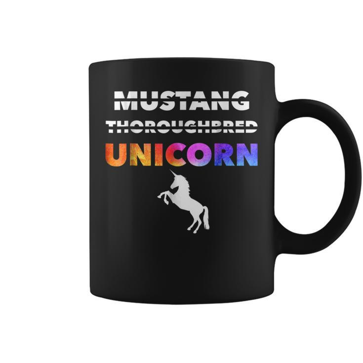 Hilarious Mustang Thoroughbred Unicorn Funny Gift Unicorn Funny Gifts Coffee Mug