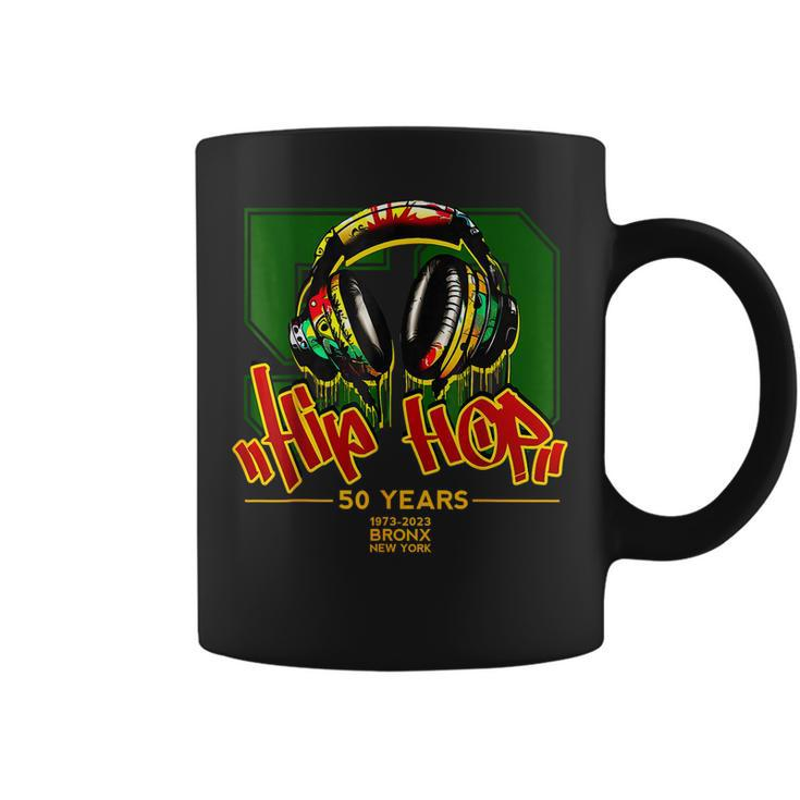 Hip Hop 50 Years 50Th Anniversary Graffiti 1973-2023 Rap Coffee Mug