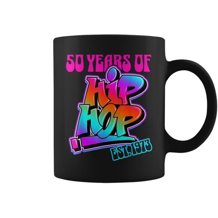 Hip Hop Music 50Th Anniversary Black History Men Dj Graphic  Coffee Mug