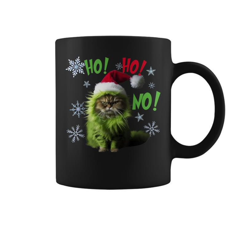 Ho Ho No Bad Cat Christmas Coffee Mug