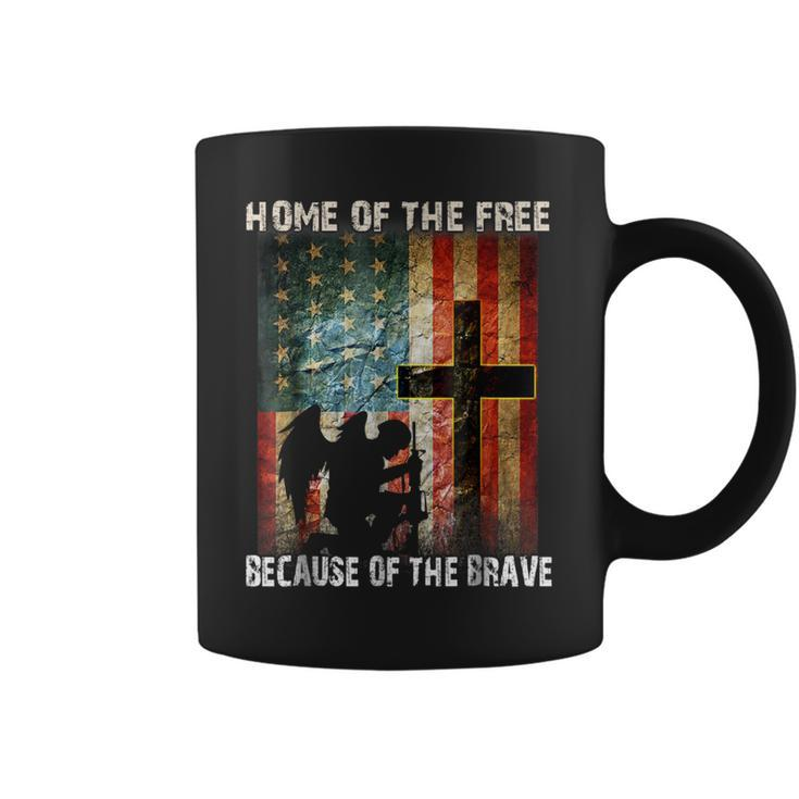 Home Of The Free Because Of The Brave Veterans  Coffee Mug