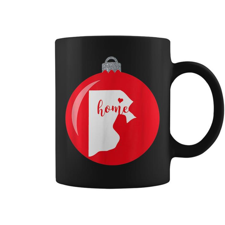 Home Pride Christmas Decor Gift Rhode Island State Ornament  Coffee Mug