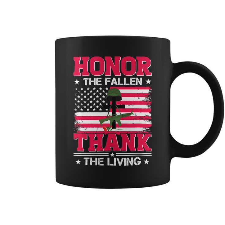 Honor The Fallen Thank The Living Veterans Day 281 Coffee Mug