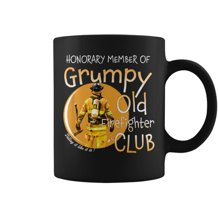 Honorary Member Of Grumpy Old Firefighter Club Fireman  Gift For Mens Coffee Mug