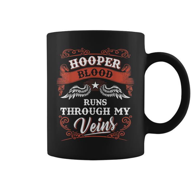 Hooper Blood Runs Through My Veins Family Christmas Coffee Mug