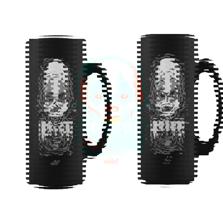 Horror Addict Scary Clown Mask Halloween Party Scary Clown  Coffee Mug