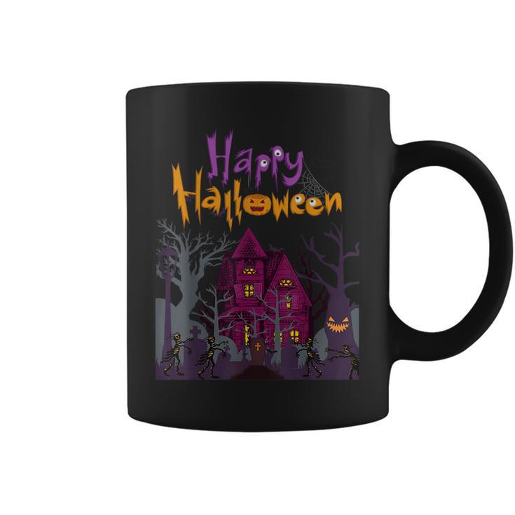 Horror House Happy Halloween Costume Present Happy Halloween  Coffee Mug