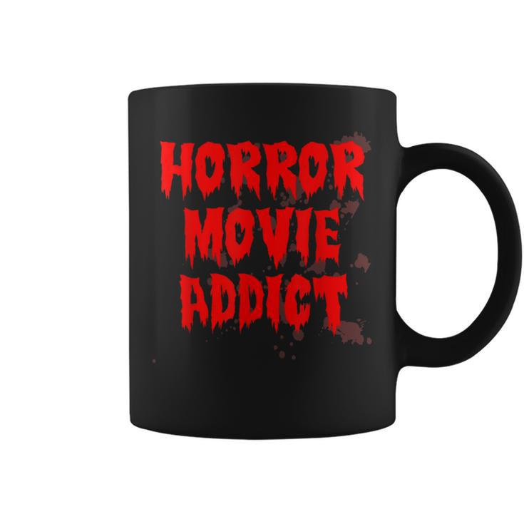 Horror Movie Addict Bloody Blood Stained Horror Coffee Mug