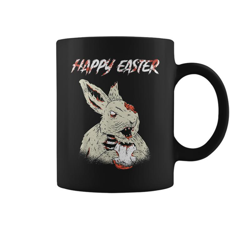 Horror Movie Lover Easter Bunny Bloody Gore Zombie Egg Easter Coffee Mug