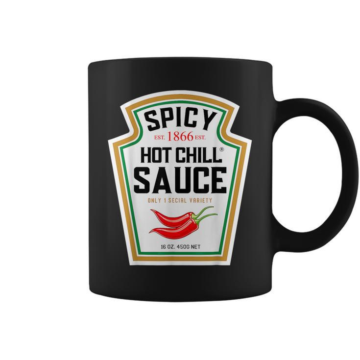 Hot Chili Sauce Easy Diy Matching Halloween Costume Matching Coffee Mug