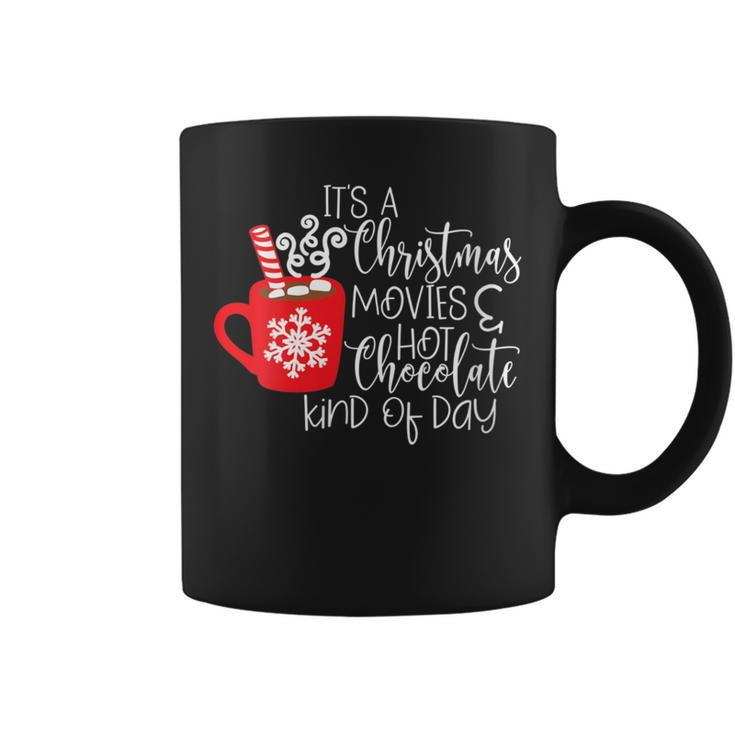 Hot Chocolate Movies Christmas Pajama Morning Party Coffee Mug