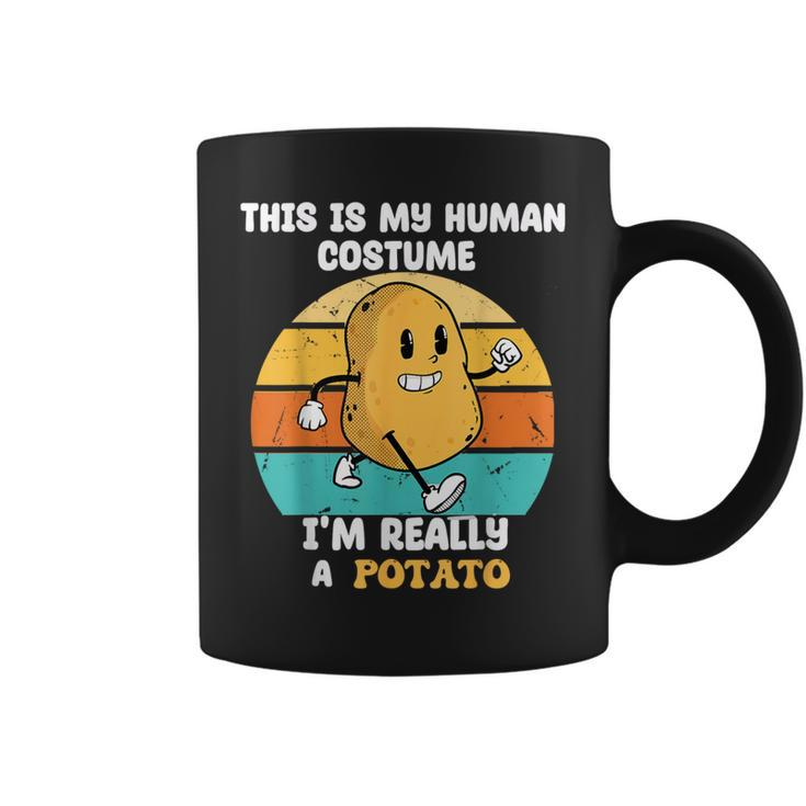 This Is My Human Costume I'm Really A Potato Pretend Potato Coffee Mug