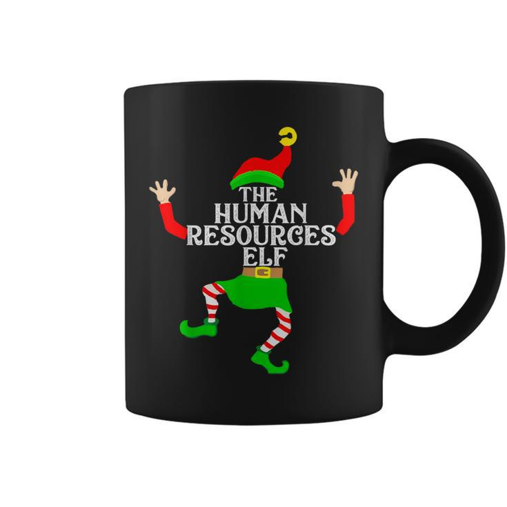 Human Resources Elf Matching Family Group Christmas Party Pj Coffee Mug