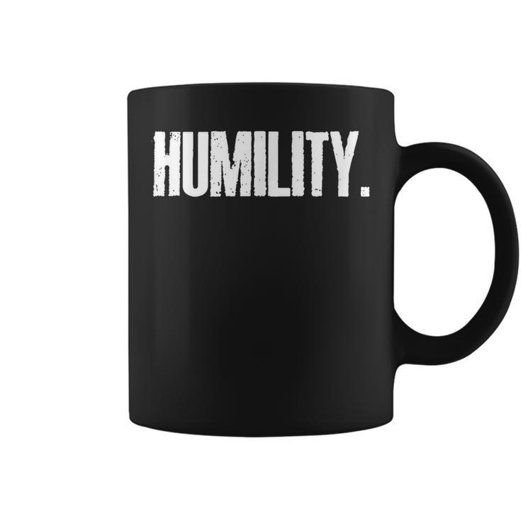 Humility Tang Soo Do Martial Arts 7 Tenets  Coffee Mug