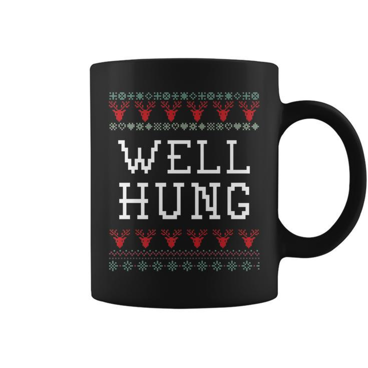 Well Hung Holiday Ugly Christmas Sweater Coffee Mug