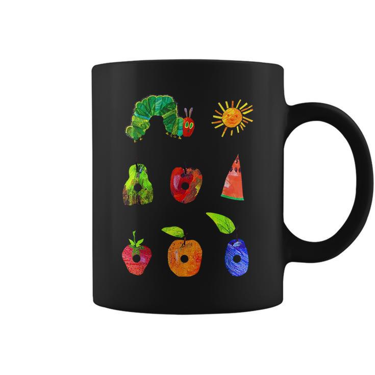 Hungry Caterpillar Funny Book Lover Vintage For Kids  Coffee Mug