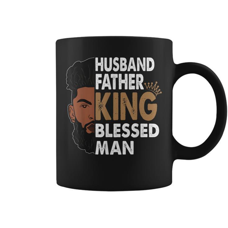 Husband Father King Blessed Man Afro  Coffee Mug