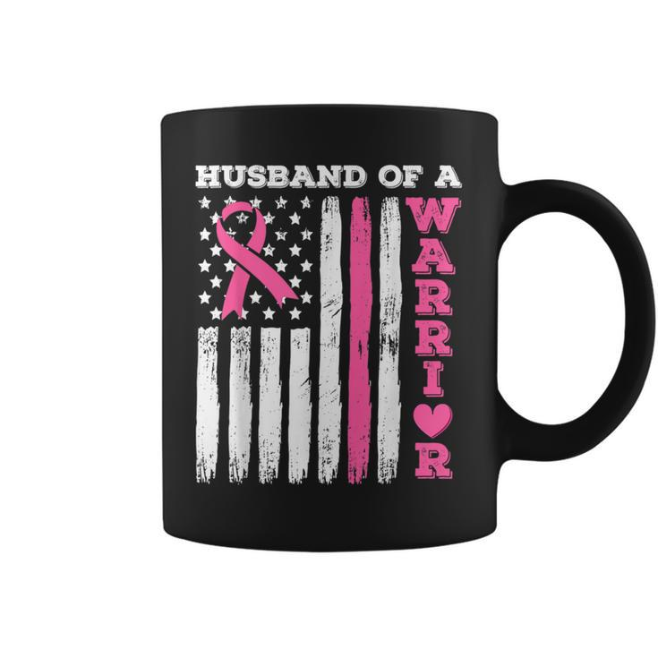 Husband Of A Warrior Breast Cancer Awareness Coffee Mug