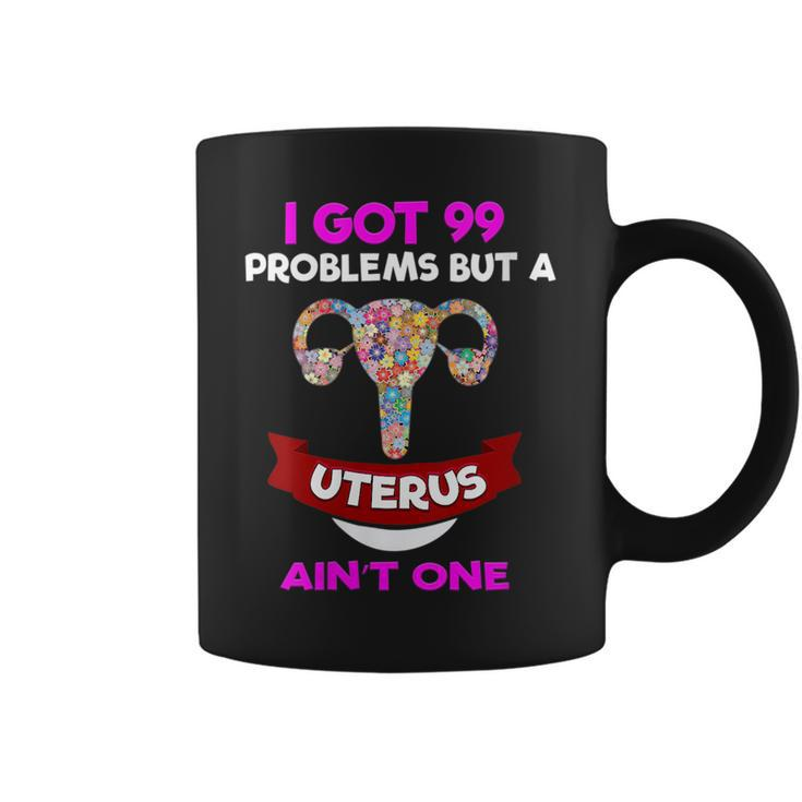 Hysterectomy Flowers Women Clothing Funny Uterus Fibroid Gift For Womens Coffee Mug