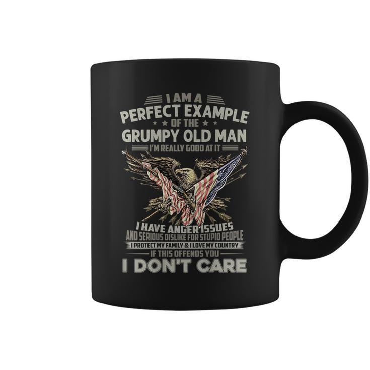 I Am A Perfect Example Of The Grumpy Old Man Veteran Dad  Coffee Mug
