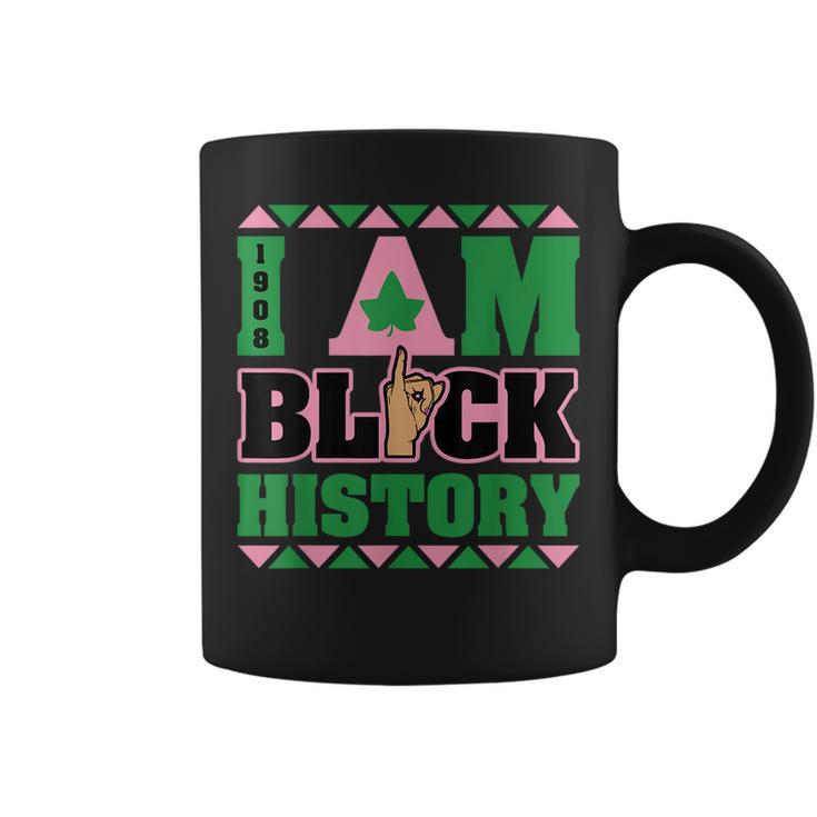 I Am Black History Aka African Sorority  Coffee Mug