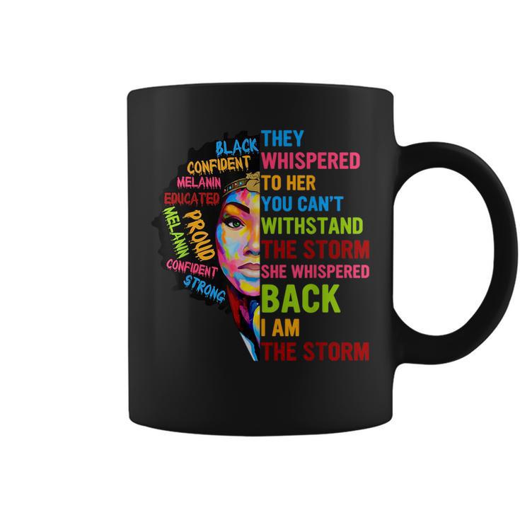 I Am The Storm Junenth Black History Month Women Coffee Mug