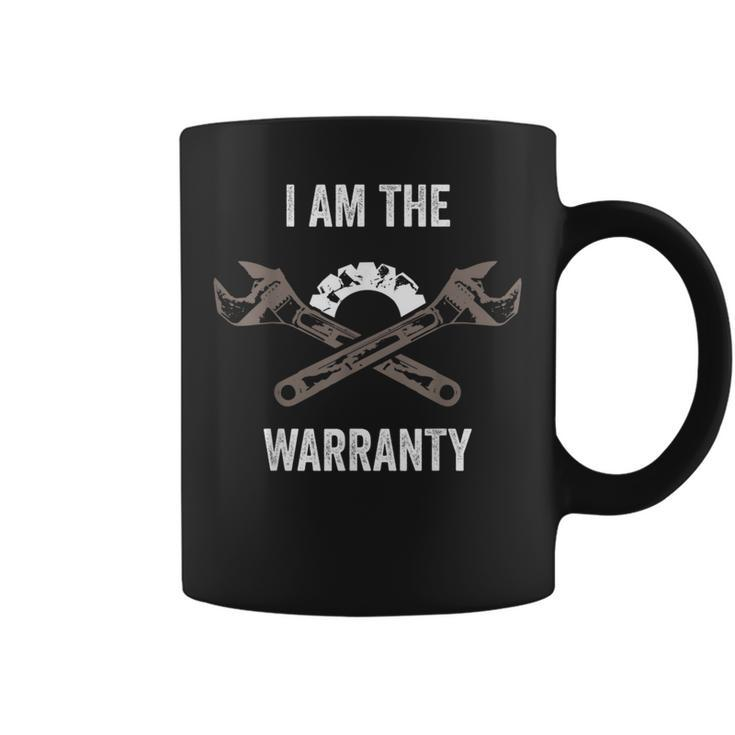 I Am The Warranty Funny Auto Mechanic Garage Car Repairman Mechanic Funny Gifts Funny Gifts Coffee Mug