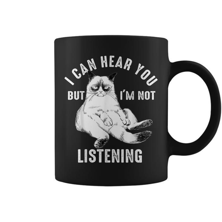 I Can Hear You But Im Not Listening Funny Coffee Mug