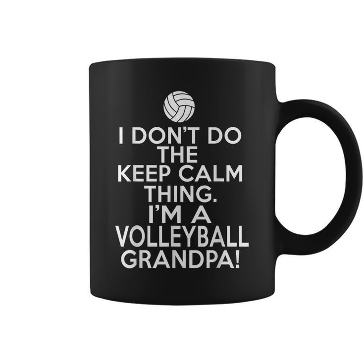 I Dont Keep Calm Volleyball Grandpa - Funny Volleyball  Coffee Mug
