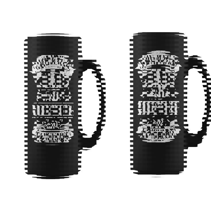I Have Two Titles Dad And Godfather Grandpa Fathers Day Coffee Mug