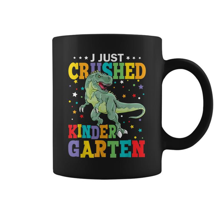 I Just Crushed Kindergarten Dinosaur Trex Monster Truck  Coffee Mug