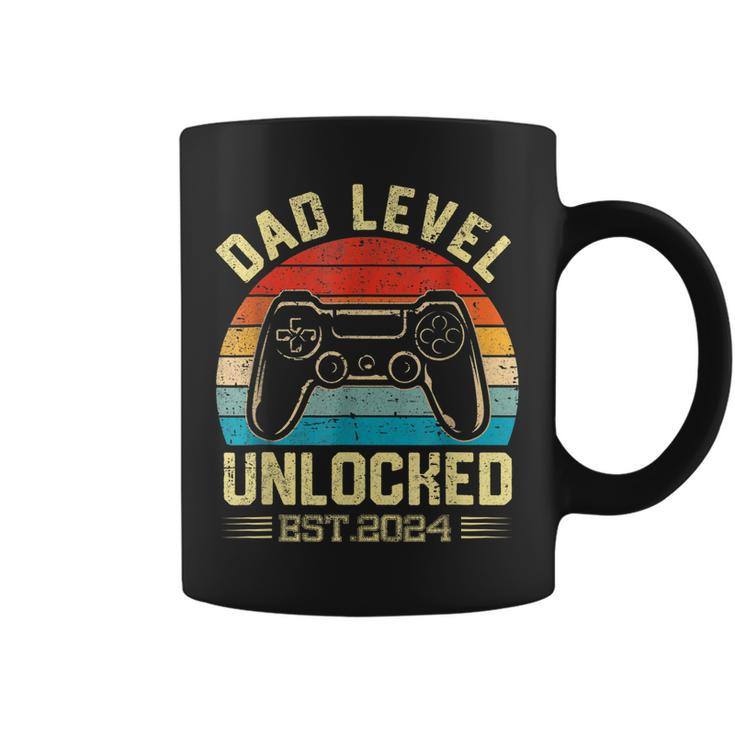 I Leveled Up To Dad 2024 Promoted To Daddy Level Unlocked  Coffee Mug