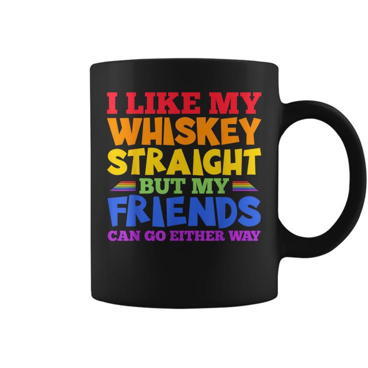 I Like My Whiskey Straight Lgbtq Gay Pride Month  Coffee Mug