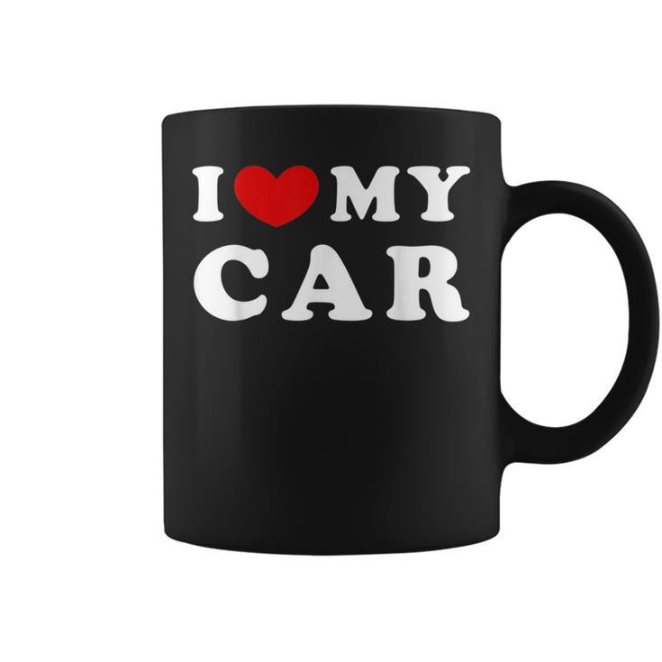 I Love My Car I Heart My Car Coffee Mug