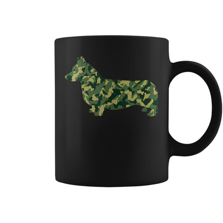 I Love My Corgi Dog Camouflage Gift  Coffee Mug