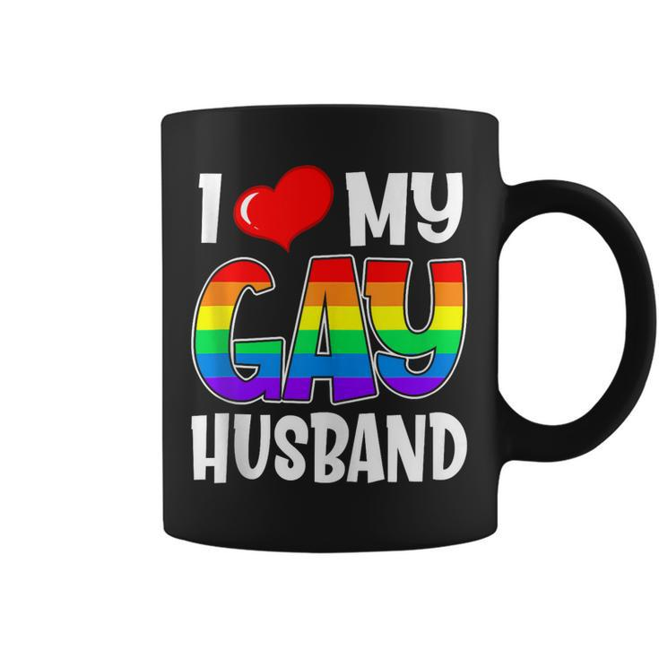 I Love My Gay Husband Lgbt Gay Pride Month Family  Gift For Women Coffee Mug