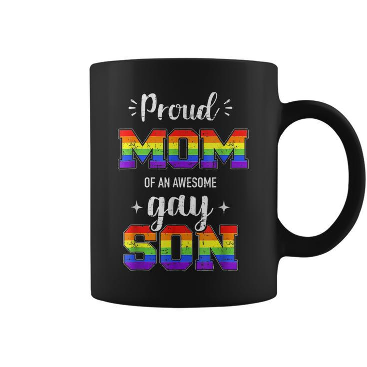 I Love My Gay Son Lgbt Pride Month Proud Mom Dad  Coffee Mug