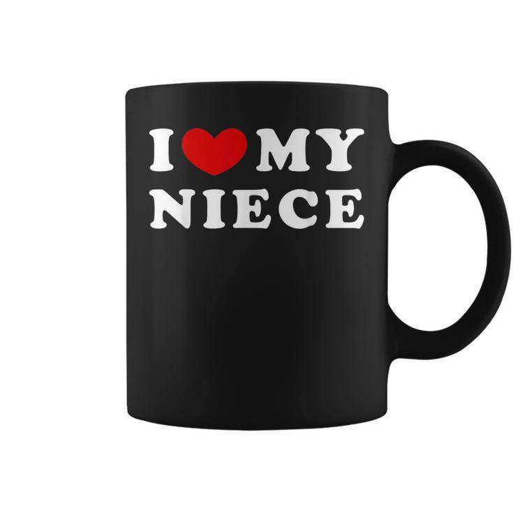 I Love My Niece I Heart My Niece  Coffee Mug