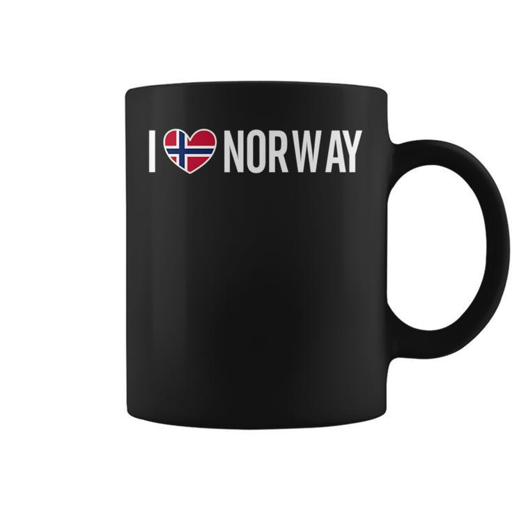 I Love Norway Norwegian Flag Oslo Nordic Norge Pride   Coffee Mug